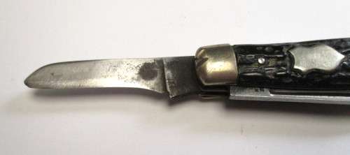 Vintage knife lot >> Watts Sheffield 1940 / Okapi Germany / IXL GEORGE WOSTENHOLM -well used knives