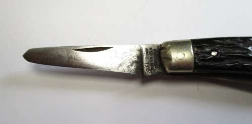 Vintage knife lot >> Watts Sheffield 1940 / Okapi Germany / IXL GEORGE WOSTENHOLM -well used knives