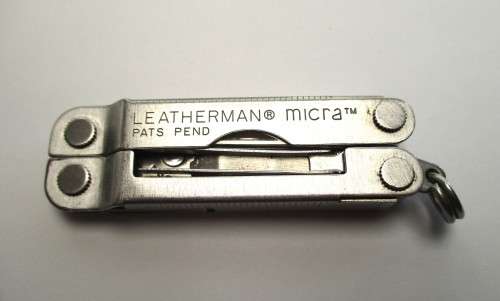 Leatherman Micra, USA made multitool.