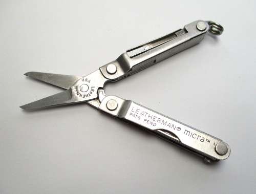 Leatherman Micra, USA made multitool.