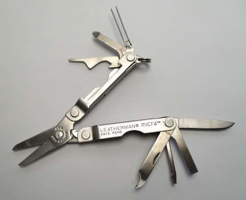 Leatherman Micra, USA made multitool.