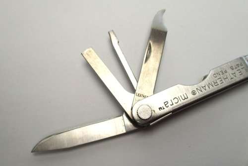 Leatherman Micra, USA made multitool.