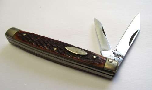 Small vintage bone-handle pocket knife - probably Japanese made