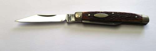 Small vintage bone-handle pocket knife - probably Japanese made
