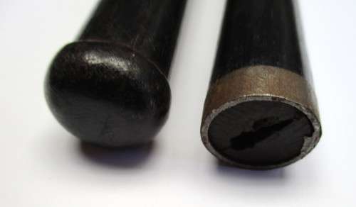 Traditional Ebony African Baton Knife