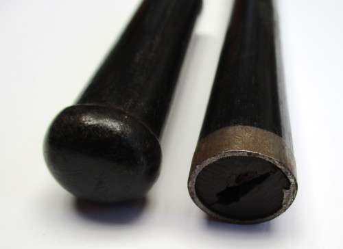 Traditional Ebony African Baton Knife