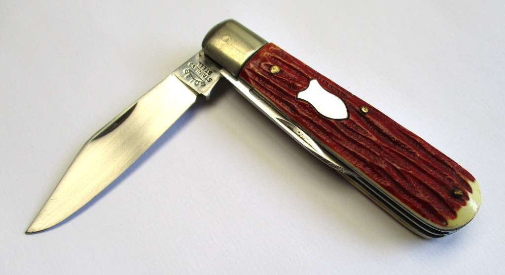 Vintage SOLAR Stainless Steel Barlow pattern folding knife