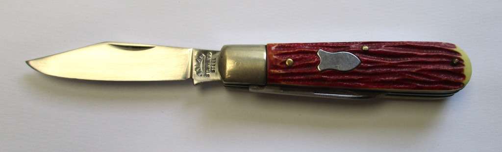 Vintage SOLAR Stainless Steel Barlow pattern folding knife