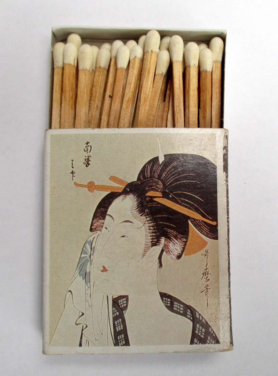 Vintage Japanese Matches / Match Box - Ukiyoe Japanese Fine Art #5