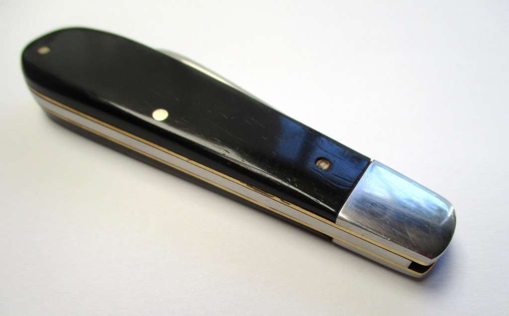 Pocket knife - Tekut - Black bone handle - 7Cr17MoV  Steel