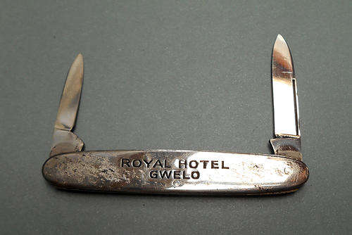 Pocket Knife - Royal Hotel Gwelo, Rhodesia.
