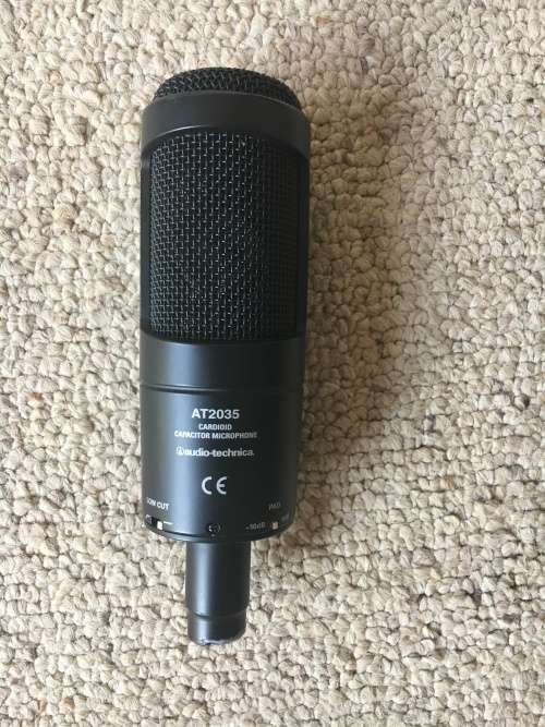 Audio-Technica AT2035 Studio Cardio Condensor Microphone