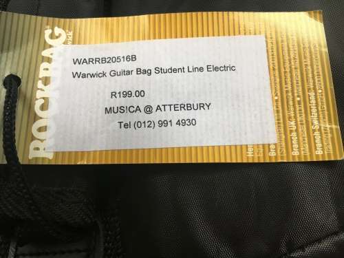 Electric Guitar Bag - Warwick - Never used
