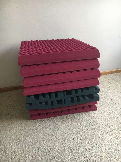 Foamrite Acoustic panels x 8 | Acoustic Treatment | Soundproofing