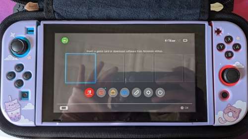 Nintendo Switch V1 with dock, cables, case and cover+FREE GIFT