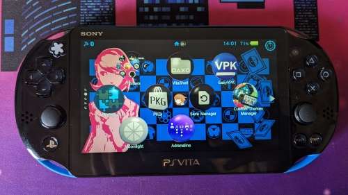 PSVita 2000 with SD2Vita 128GB