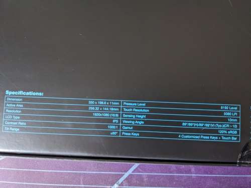 Huion Kamvas Pro 12 [drawing / graphics tablet]