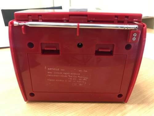 Coca Cola mini radio cooler