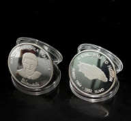 {MANDELA SPECIAL} 2x .999 Silver Plated Nelson Mandela Coins
