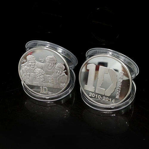 .999 Silver Plated One Direction Coin