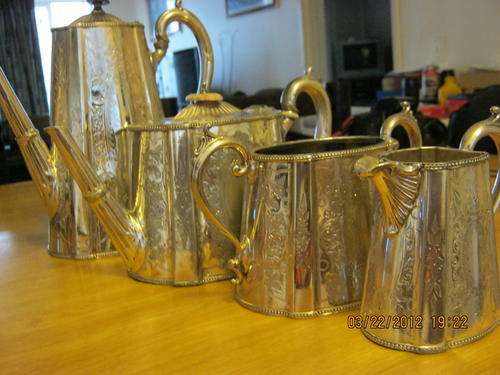 EXQUISITE VINTAGE HALLMARKED TEA/COFFEE SET !! MUST SEE PICS !!