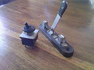 2 VERY OLD LIGHT SWITCHES FOR THE COLLECTOR
