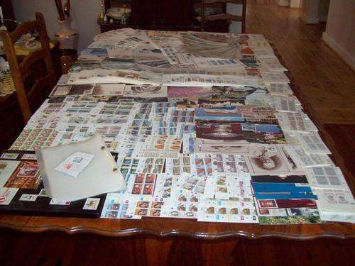 ANOTHER HUGE  MINT COLLECTION OF FDC, CONTROL BLOCKS, DATE STAMP CARDS, POST CARDS!!!