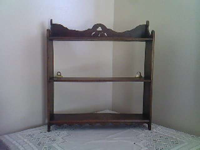 LARGE SOLID WOOD ORNAMENT STAND