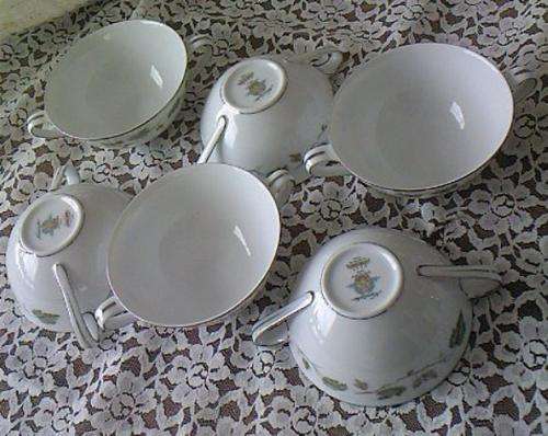 6 NORITAKE 'VINEYARD' CREAM SOUP BOWLS