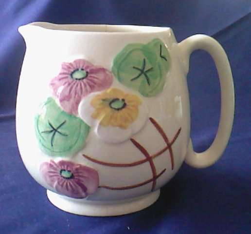 VINTAGE AVON WARE JUG with RAISED DETAIL