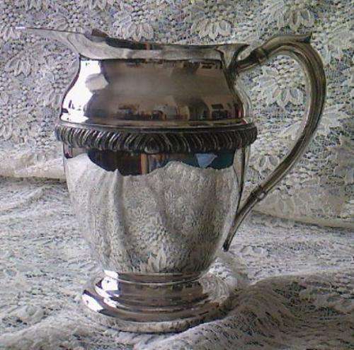 'OLD ENGLISH REPRODUCTION' ICE WATER JUG