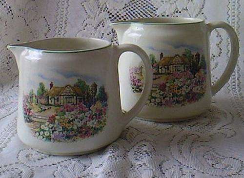 2 ELIJAH COTTON (LORD NELSON WARE) JUGS