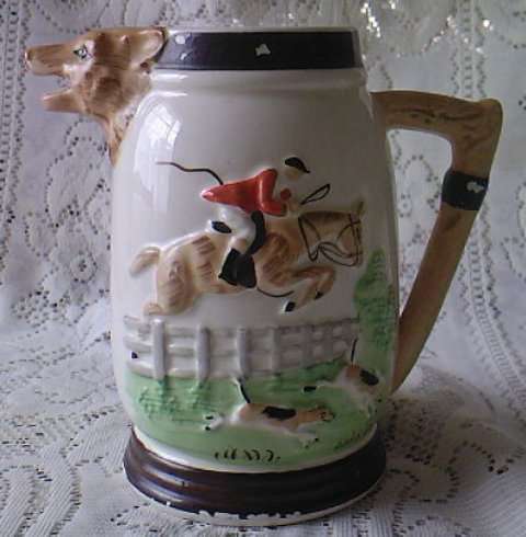 JUG WITH FOX HEAD SPOUT (KEELE STREET POTTERY)