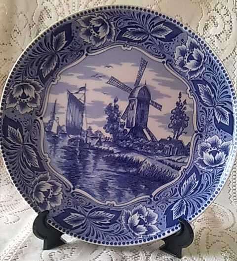 DE KRUIK DELFTWARE : LARGE DISPLAY PLATE