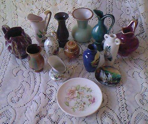 14 SMALL PORCELAIN ORNAMENTS (RELISTING)
