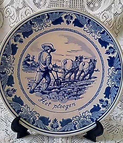 ROYAL GOEDEWAAGEN 'BLUE DELFT' DISPLAY PLATE