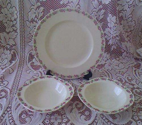 3 BEAUTIFUL 'ALFRED MEAKIN' PIECES (c1945)