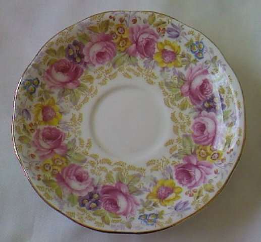 ROYAL ALBERT 'SERENA' SAUCER IN EXCELLENT CONDITION