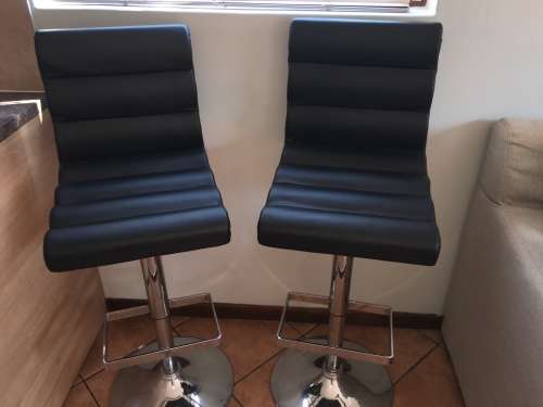 Leather bar stools