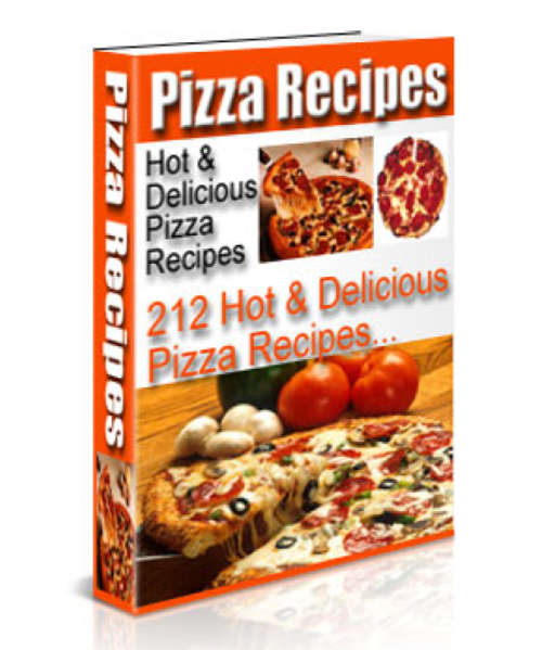 212 Pizza Recipes E-Book *No Shipping Fee*