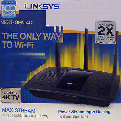 Linksys MAX-STREAM EA7500 AC1900 MU-MIMO Gigabit Wi-Fi Wireless Router