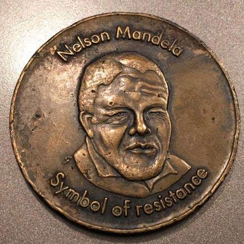 Nelson Mandela Medal - Symbol of Resistance -"The Struggle is my Life" *Crazy Wednesday*