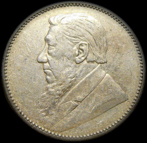 1894 South Africa ZAR Kruger Silver Shilling (1S) ,Rare Nice