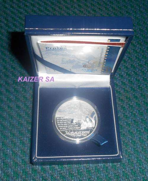 PROOF 2013 South Africa Silver R1 Rand Proof Mandela Life of a Legend *Crazy Wednesday*