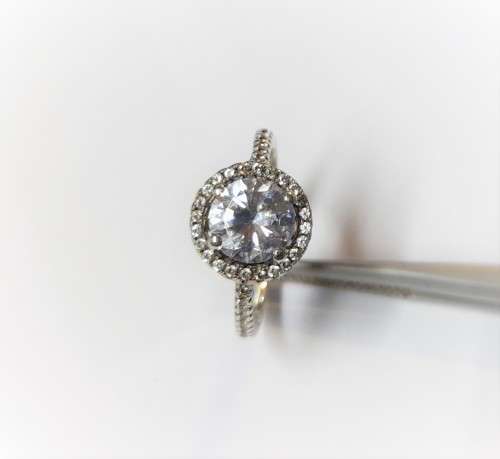 Beautiful Sterling silver, Cubic Zirconia Ring