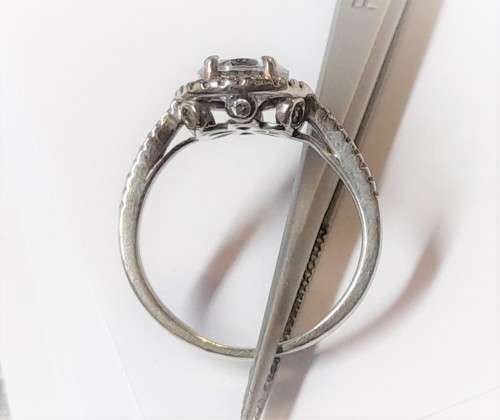 Beautiful Sterling silver, Cubic Zirconia Ring