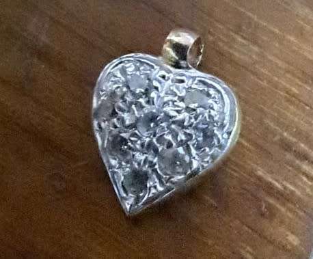 9ct Gold & Cubic Zirconia Charm