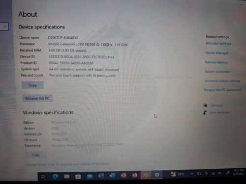 Mecer Fundi- Mini YA11Q1 | 11.6 HD LED IPS 10-Point touch | 240GB M.2 SSD| 64GB eMMC | 4GB RAM