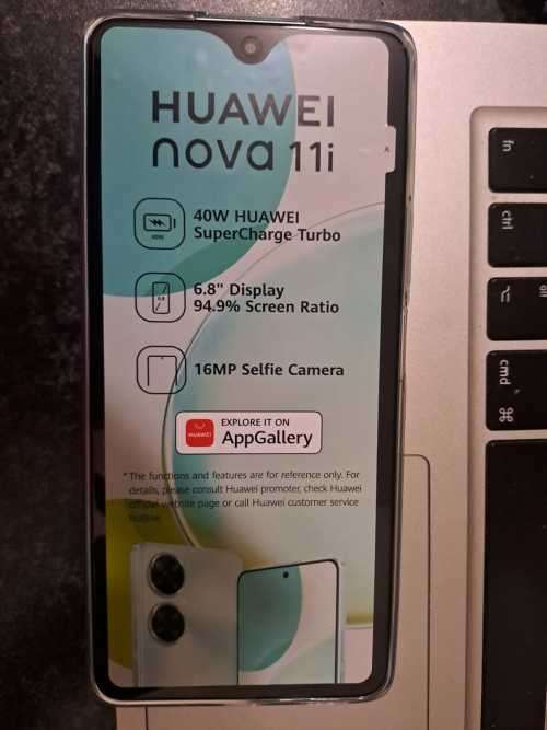 NEW HUAWEI nova 11i | 90 Hz LCD | 40W FAST CHARGE | 8GB RAM | 128GB ROM | 48MP REAR | 16MP SELFIE