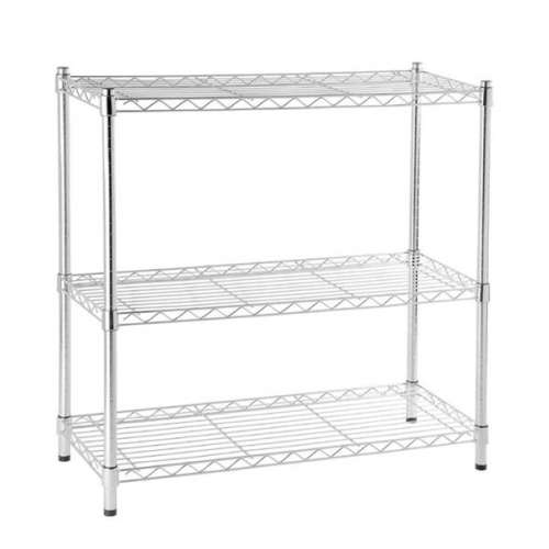 Shelf Chrome 3 Tier 90X35X90cm